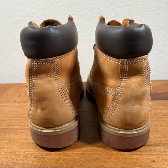 TIMBERLAND Men’s PREMIUM 6-INCH WATERPROOF BOOTS Wheat Nubuck  12909 Size 6 - Picture 4 of 8